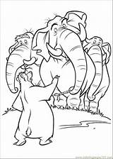 Jungle Book Baloo Elephant Para Coloring Colorear Color Printable Libro Selva La Disney Pages Mowgli El Dschungelbuch Colorare Ausmalbilder Da sketch template
