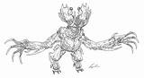 Rim Kaiju Pacificrim Sketch Legendary sketch template