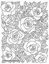 Coloring Pages Cherry Blossom Tree Floral Adults Adult Rose Getcolorings Printable Book Color Cafe Print Getdrawings sketch template