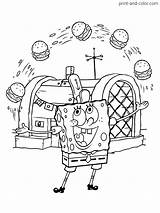 Coloring Pages Bob Print Spongebob Cloring Sponch Squarepants Color Search Again Bar Case Looking Don Use Find sketch template