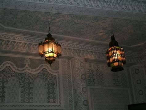 lounge casablanca morocco ceiling lights light interior