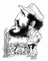 Fidel Congress Approval Caricature Cuban 1926 Reforms Admission Quo sketch template