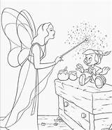 Pinocchio Coloring Pages Fairy Pinocho Disney Cartoon Bluey Printable Fairies Coloringpages7 Choose Board sketch template