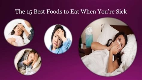 the 15 best foods to eat when you re sick