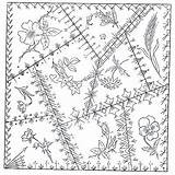 Coloring Quilting Colorings Schoharie County Knew Assumed Embroider Victorians Artesanatos Diversos Miniaturas sketch template