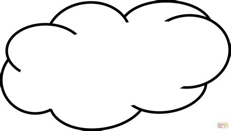 grey cloud coloring page  printable coloring pages