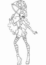 Coloring Layla Pages Raincoat Winx Club Categories sketch template