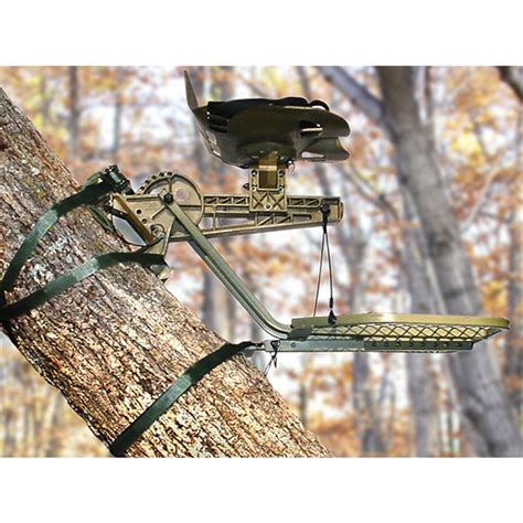 swivelimb tree stand  hang  tree stands  sportsmans guide