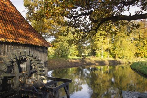 watermill  noordmolen  delden stock image image  scenery historic
