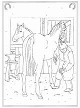 Kleurplaten Manege Paarden Reitschule Paard Pferde Malvorlage Stall Stables Animaatjes Tekening Malvorlagen1001 Paardenstal sketch template