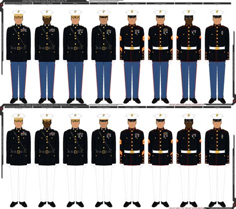united states marine corps dress uniforms   grand lobster king  deviantart