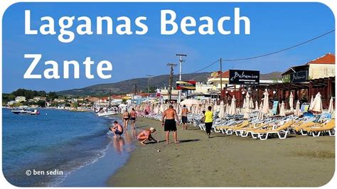 laganas    popular beach resort  zakynthos   located   km  zakynthos