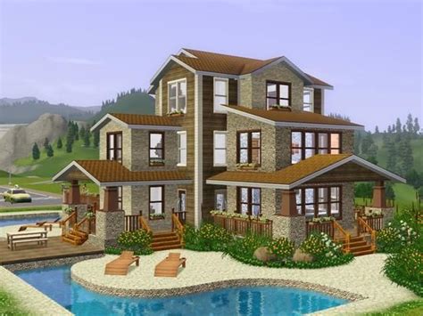 sims  house sims  content pinterest sims house  sims house