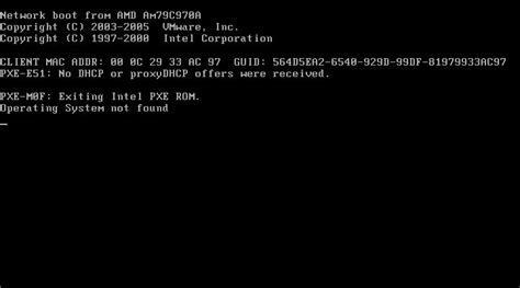 “no operating system found” boot error gillware inc