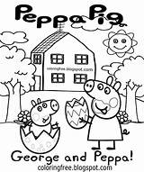 Peppa Coloring Wutz Ostern Fraction Fractions Actvities Cikk Forrása sketch template