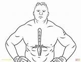 Wwe Coloring Pages Printable Drawing Lesnar Brock Wrestling Wrestlers Drawings Superstars Roman Reigns Ryback Styles Draw Print Aj Sheets Color sketch template