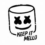 Marshmello Dj Mello Marshmallow Svg Marshmellow Helmet sketch template