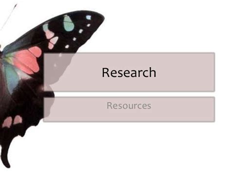 research sources  process