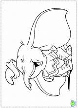 Dinokids Dumbo Close Coloringdisney sketch template