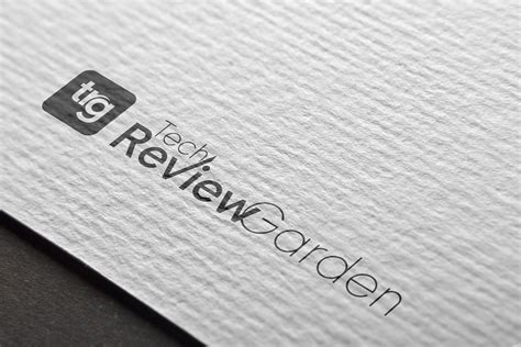 tech review website logo  behance