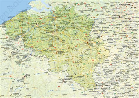 digitale natuurkundige landkaart belgie  kaarten en atlassennl