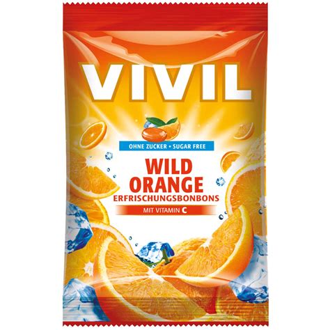 vivil erfrischungsbonbons wild orange zuckerfrei   kaufen im