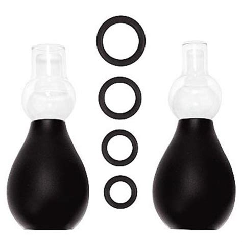 ouch nipple erector set black sex toys at adult empire