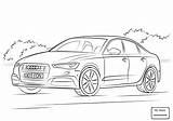 Audi Coloring A6 Pages Drawing Printable Car Quattro Kids Supercoloring Sport Getdrawings Choose Board Categories sketch template
