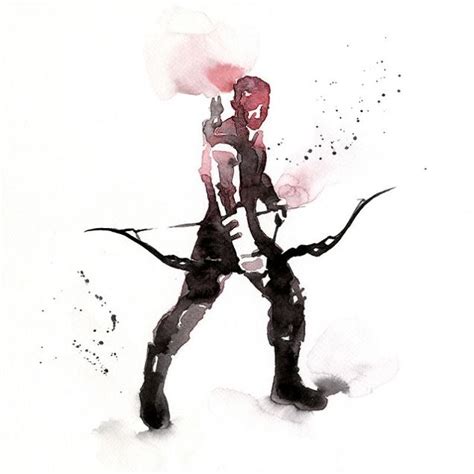 these watercolors distill superheroes to their very essence