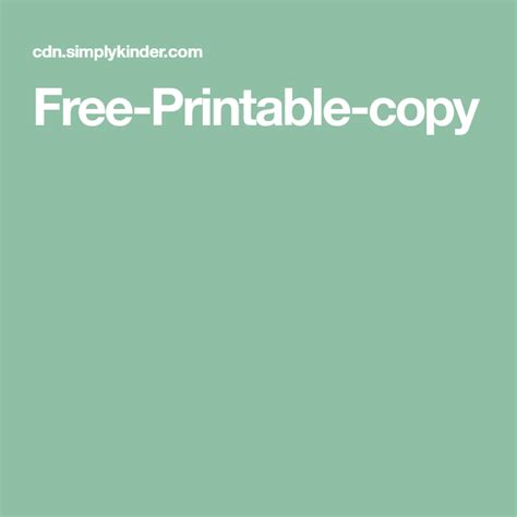printable copy save environment  printables  printable