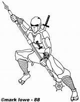 Ninja Coloring Pages Drawing Characters Printable sketch template