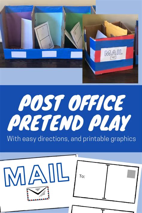 post office dramatic play center  printables
