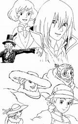Castle Moving Howl Coloring Ghibli Studio Howls Pages Drawing Dani Sunshine Deviantart Visit Sketch sketch template