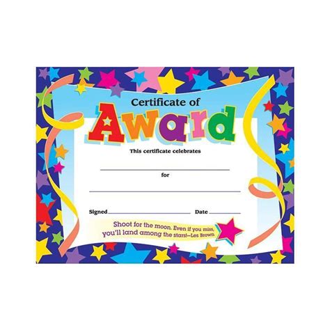 certificate  award stars  pk      student certificates