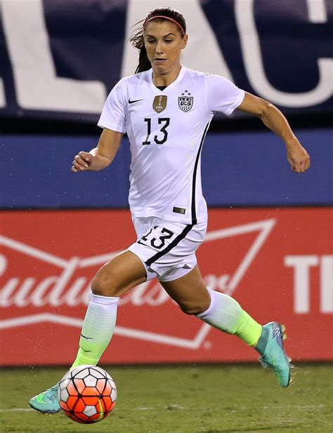 womens soccer star alex morgan time    stand  pay equality