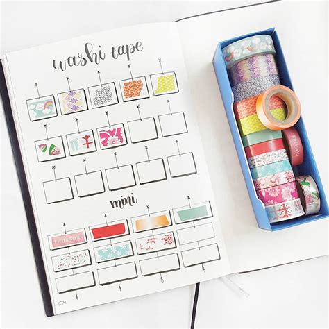 creative washi tape bullet journal ideas  creatives hour