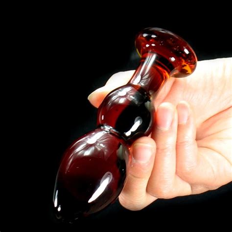 Buy New Glass Anal Plug Dildo Sex Toys