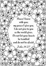 Coloring Pages Bible Printable Verse Biblical Adult Verses Peace Colouring Book Adults Sheets Kids Print Books Choose Turkey Flower Give sketch template