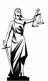 Justice Lady Vector Clipart sketch template