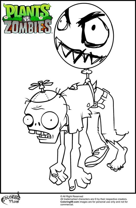 printable plants  zombies coloring pages  getcoloringscom