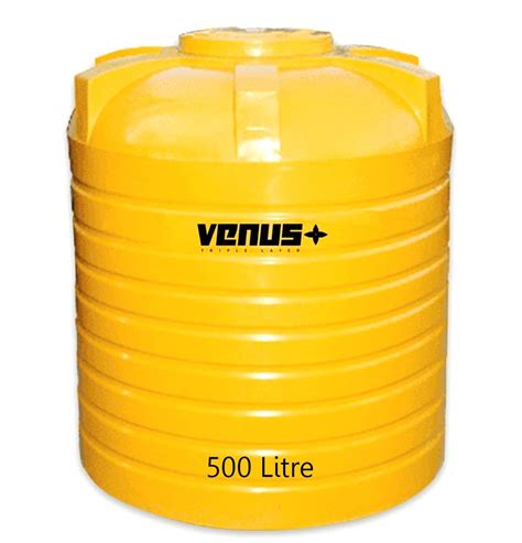 venus litre yellow water storage tank rs  litre vikas industries id