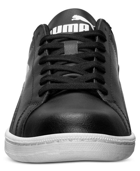 lyst puma mens smash leather casual sneakers  finish