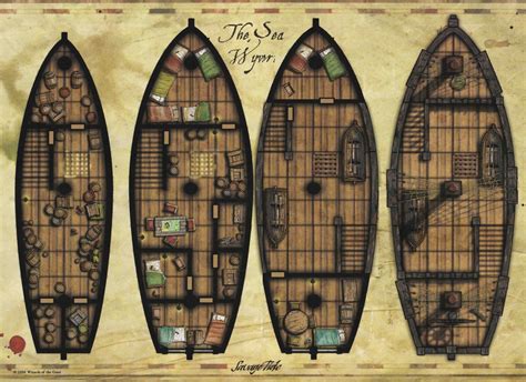pirate ship layout