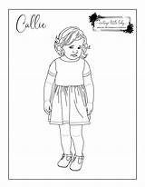 Callie sketch template