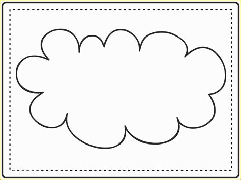 cloud template   drawn clouds puffy pencil   color drawn