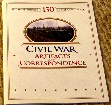 civil war artifacts correspondence american civil war american history