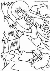 Coloring Pages Medieval Witch Fantasy Witches Magic Color Printable Kids Wizard Sheets Found Wizards sketch template