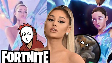 Ariana Grande Gose Nude In The Fortnite Event Small T1t Es Youtube