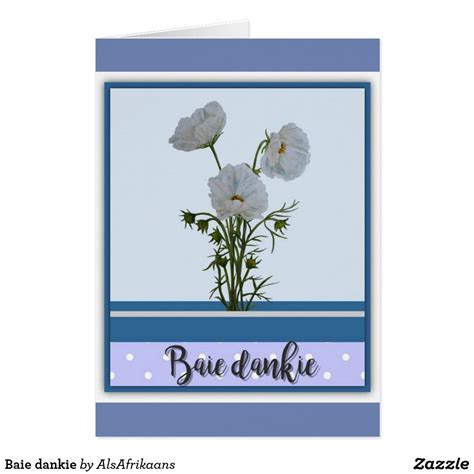 baie dankie zazzlecom baie dankie cards design