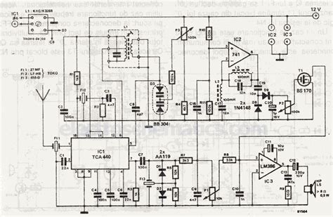mhz cb receiver circuit electroschematicscom